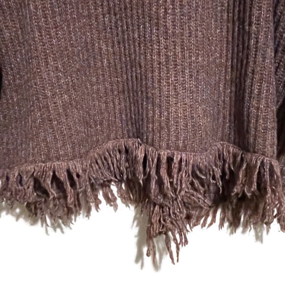 World Market Wool Blend Fringed Cardigan One size - Picture 4 of 7